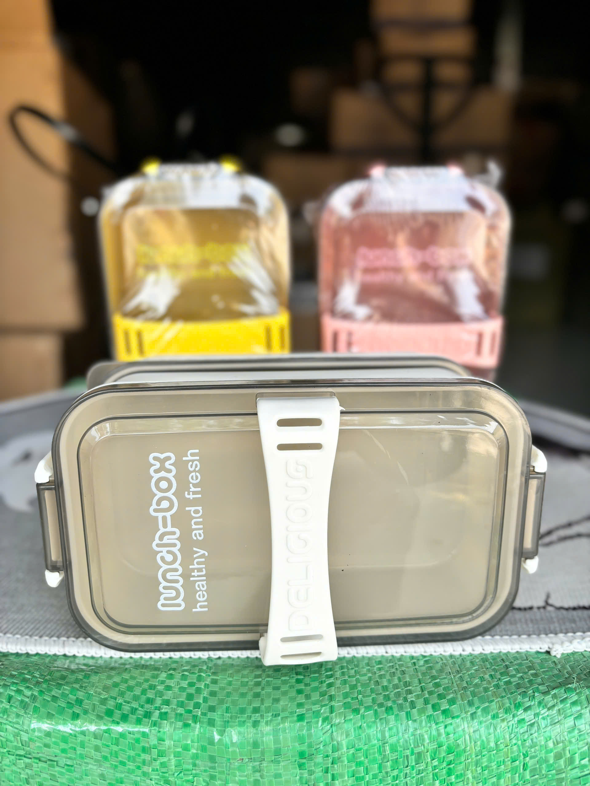 [48] Hộp Cơm Hai Tầng LUNCHBOX Kèm Muỗng