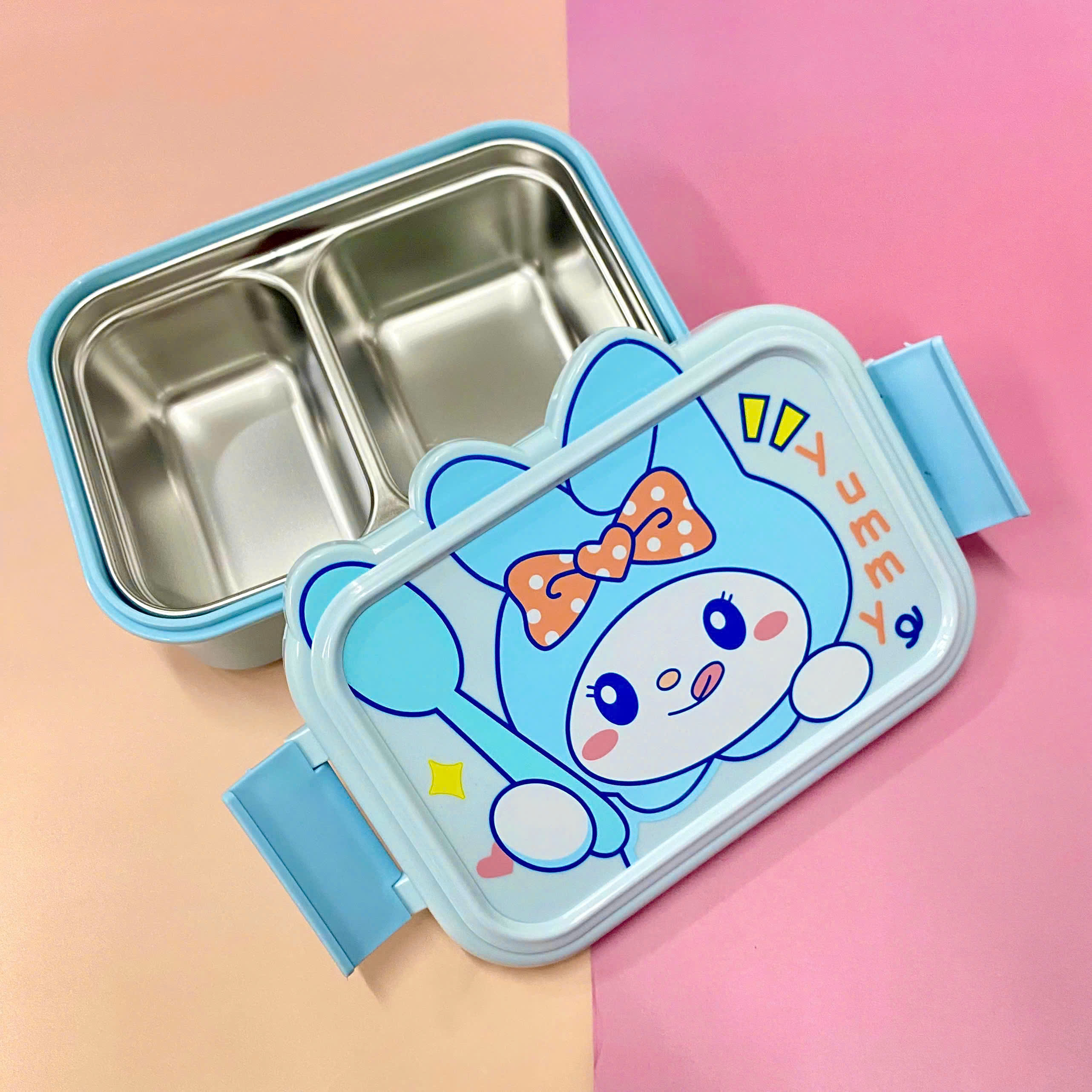 [48] Hộp Cơm Inox 2 Ngăn MELODY