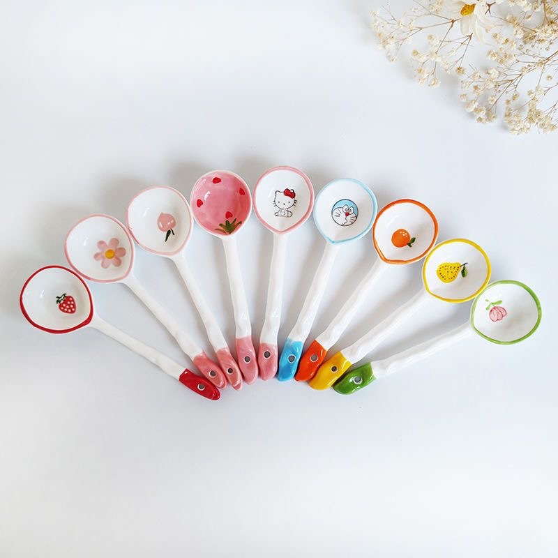 [480-640] Muỗng sứ đầu tròn