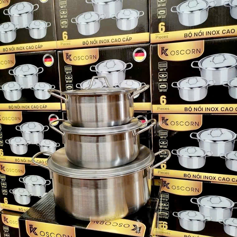 [5] Bộ 3 Nồi KOSCOM