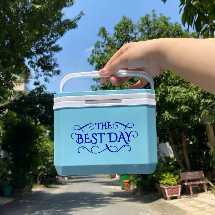 [50] Bình Đá Mini Vuông Có Quai Xách 1L (V)