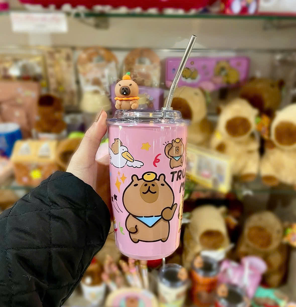 [50] Bình Giữ Nhiệt Capybara 500ml