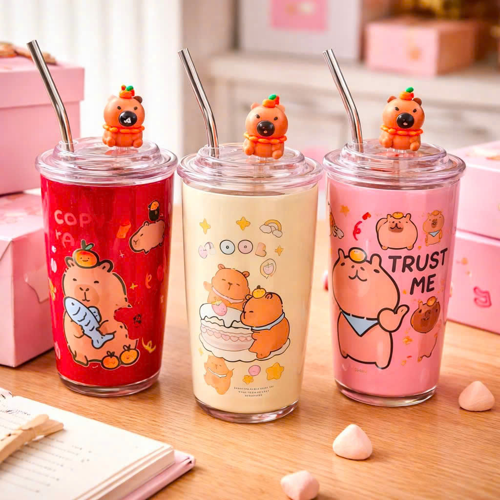 [50] Bình Giữ Nhiệt Capybara 500ml