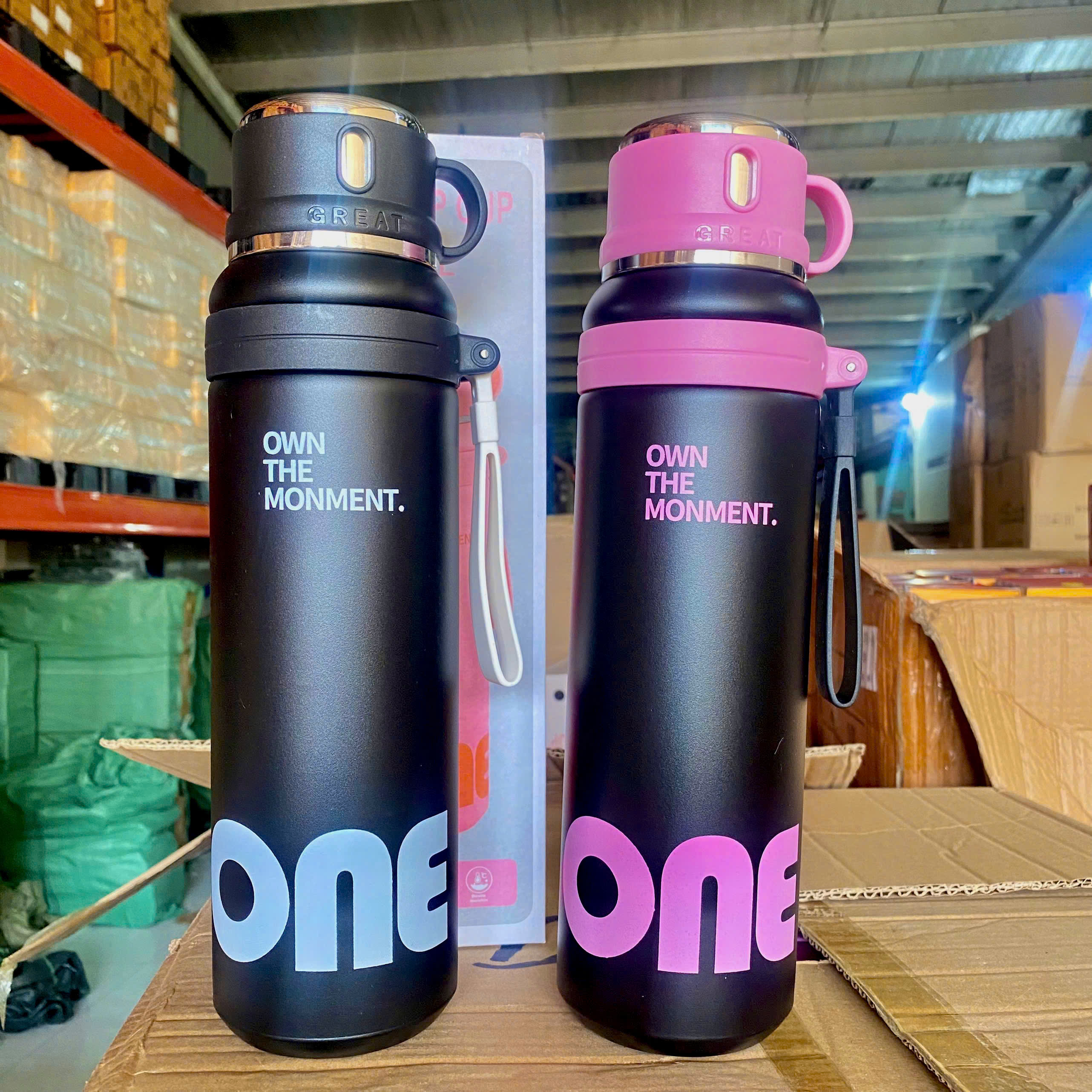 [50] Bình Giữ Nhiệt Kèm Cốc ONE