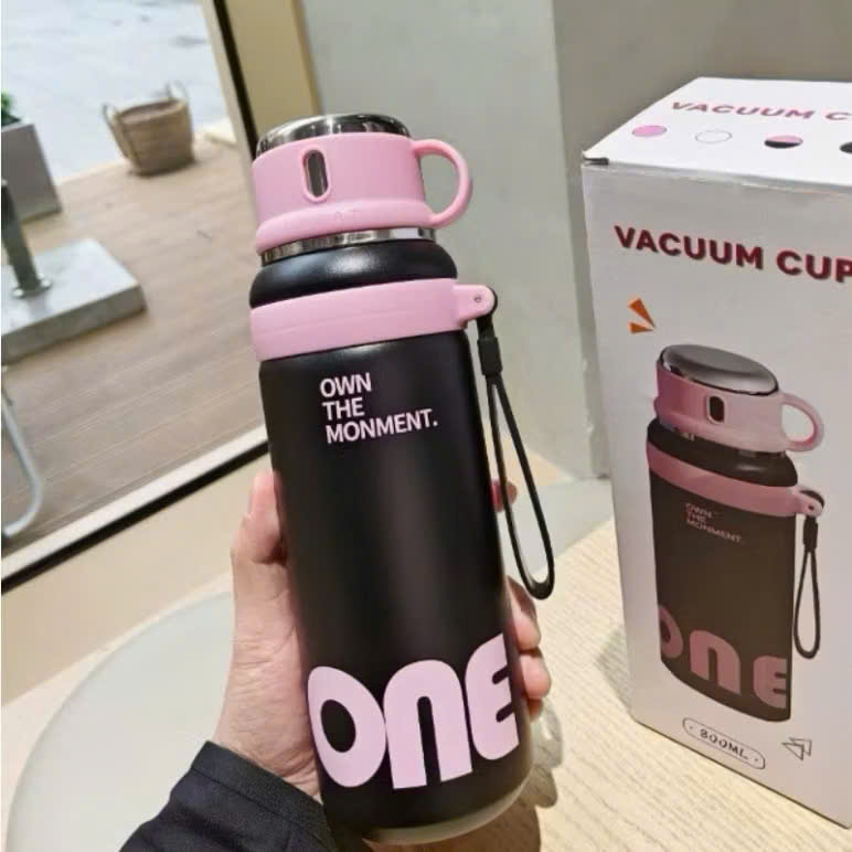 [50] Bình Giữ Nhiệt Kèm Cốc ONE