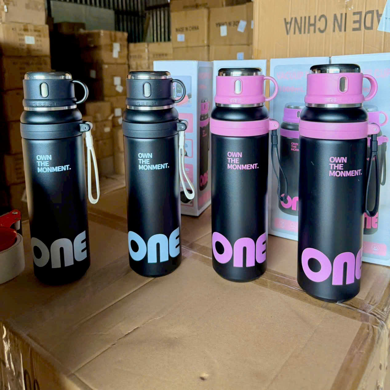 [50] Bình Giữ Nhiệt Kèm Cốc ONE