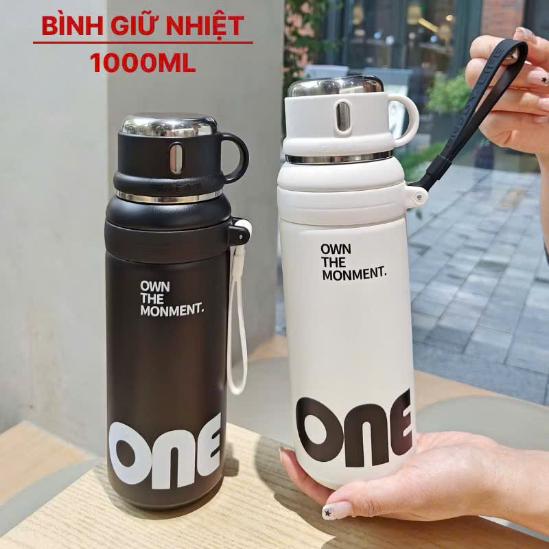 [50] Bình Giữ Nhiệt Kèm Cốc ONE