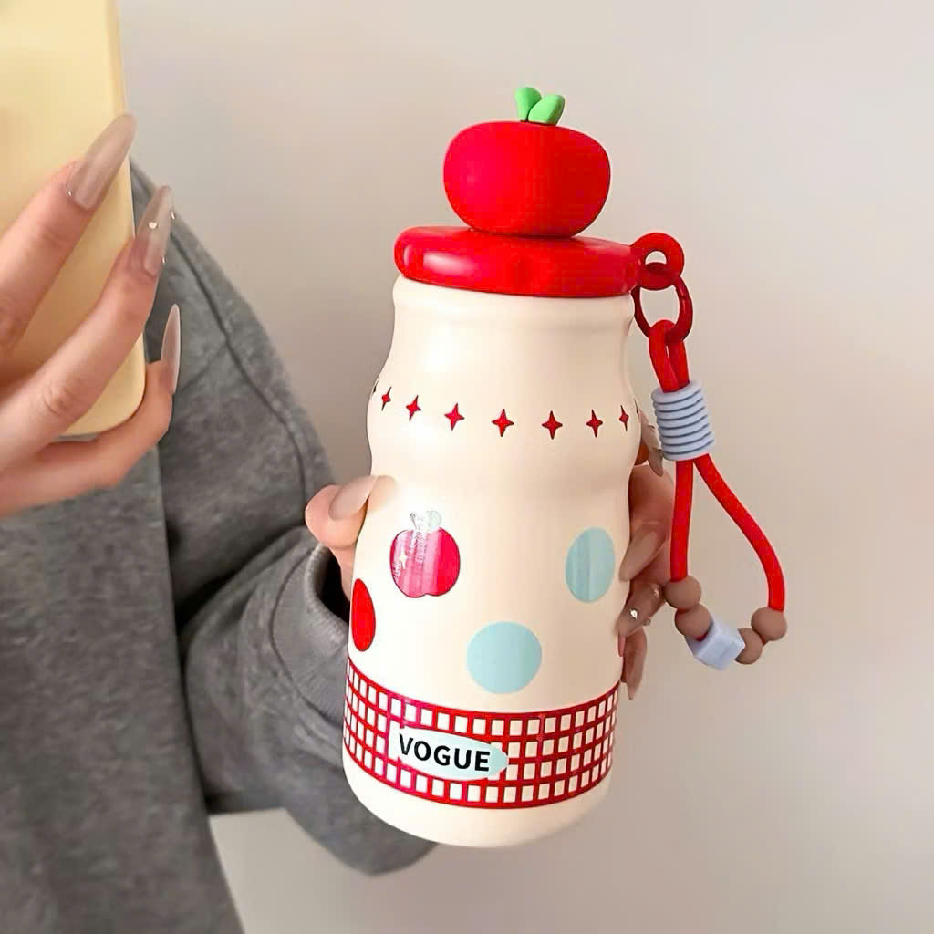 [50] Bình Giữ Nhiệt Nắp Charm TRÁI CÂY 480ml