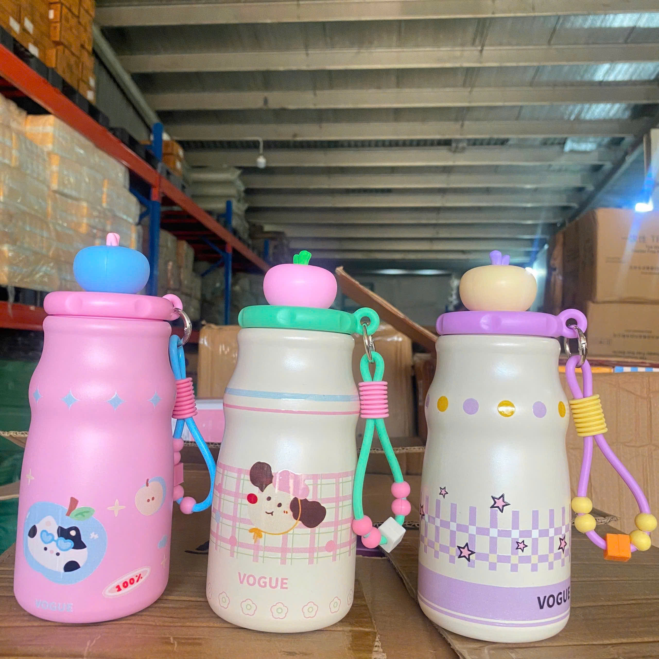 [50] Bình Giữ Nhiệt Nắp Charm TRÁI CÂY 480ml