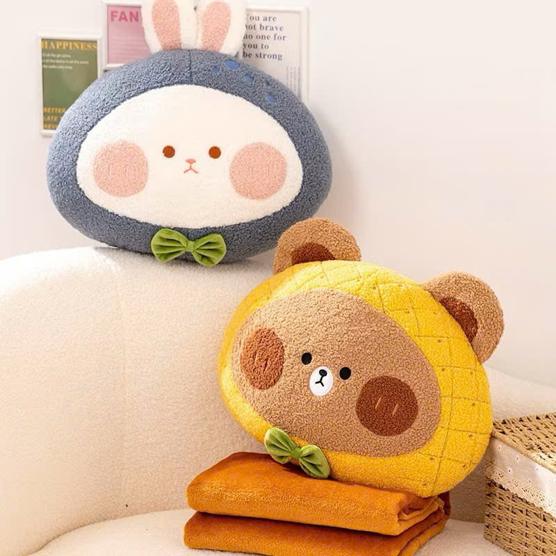[50] Chăn Hình Thú 3in1 HOẠT HÌNH - L3
