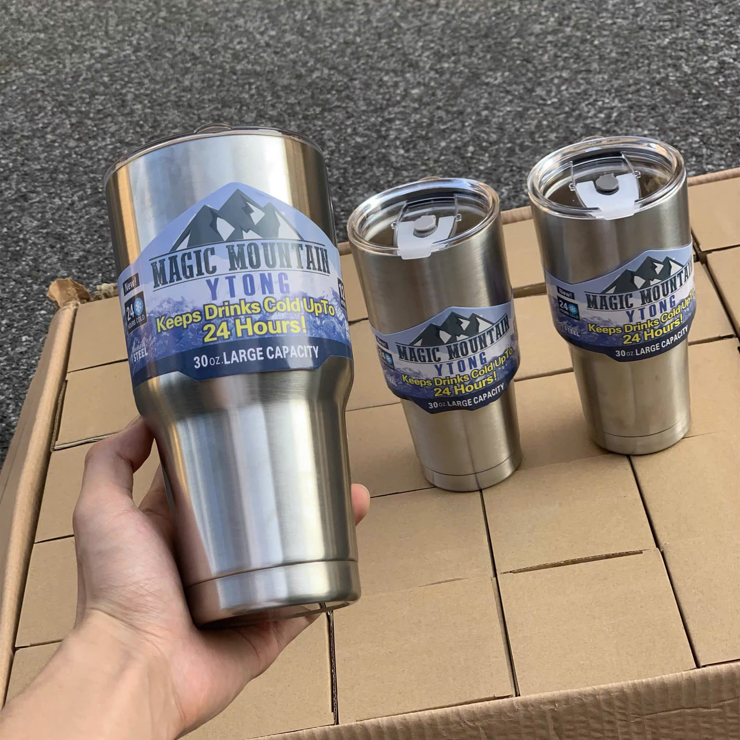 [50] Ly Inox Thái 900ML 079 - Không Kèm Túi