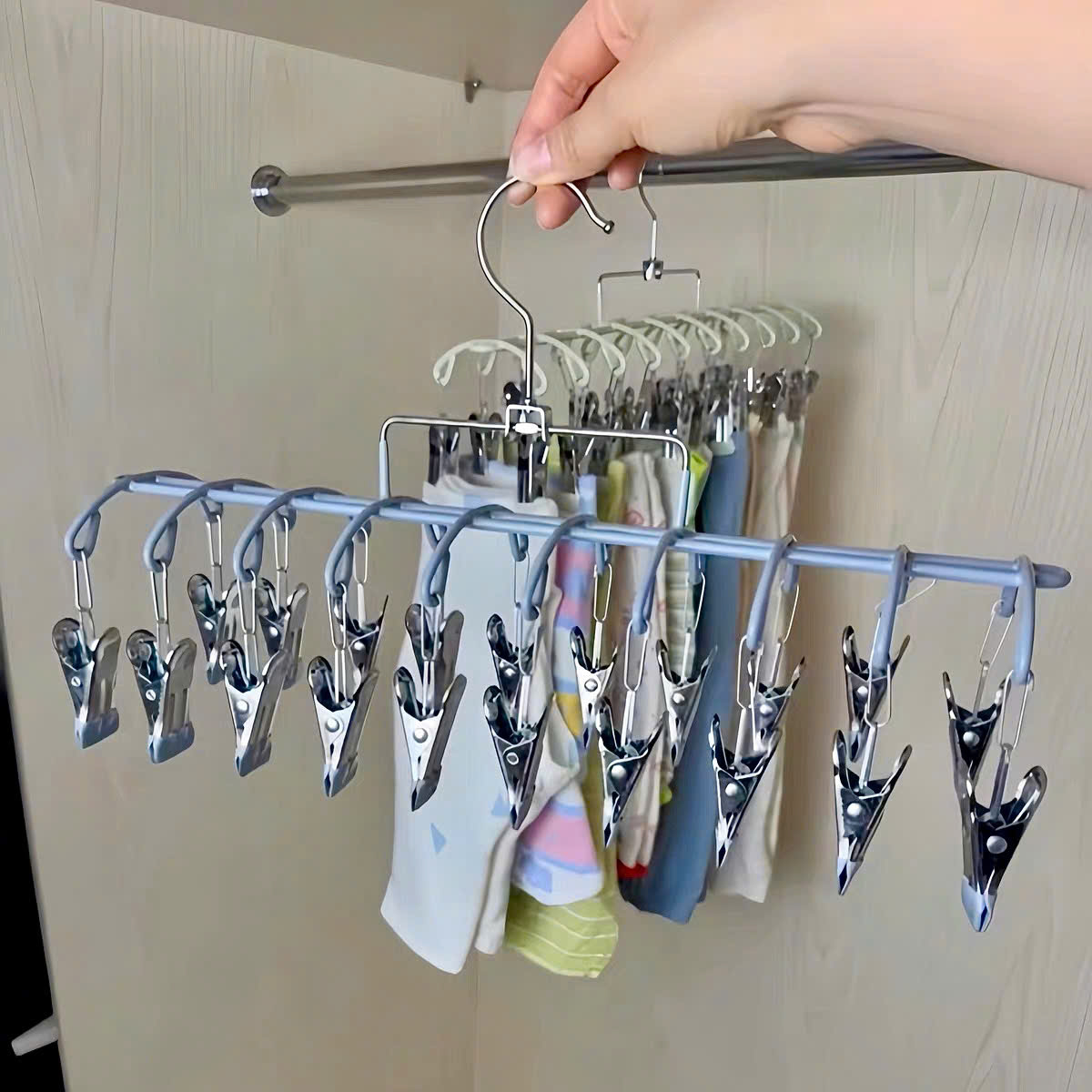 [50] Set Móc Chùm 20 Kẹp Bằng Kim Loại