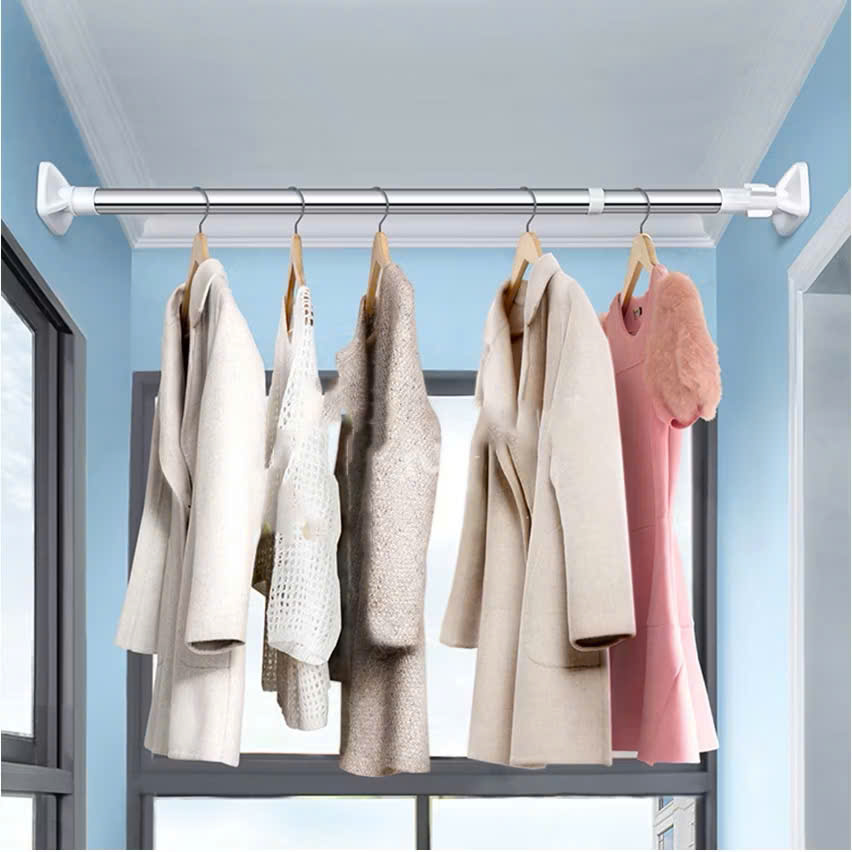 [50] Thanh Treo Quần Áo Rèm Cửa Mẫu 1 - 1m6 (V)