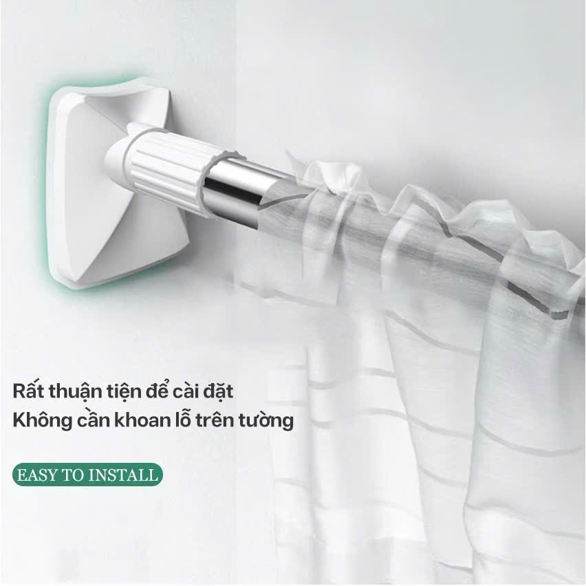 [50] Thanh Treo Quần Áo Rèm Cửa Mẫu 1 - 2m (V)