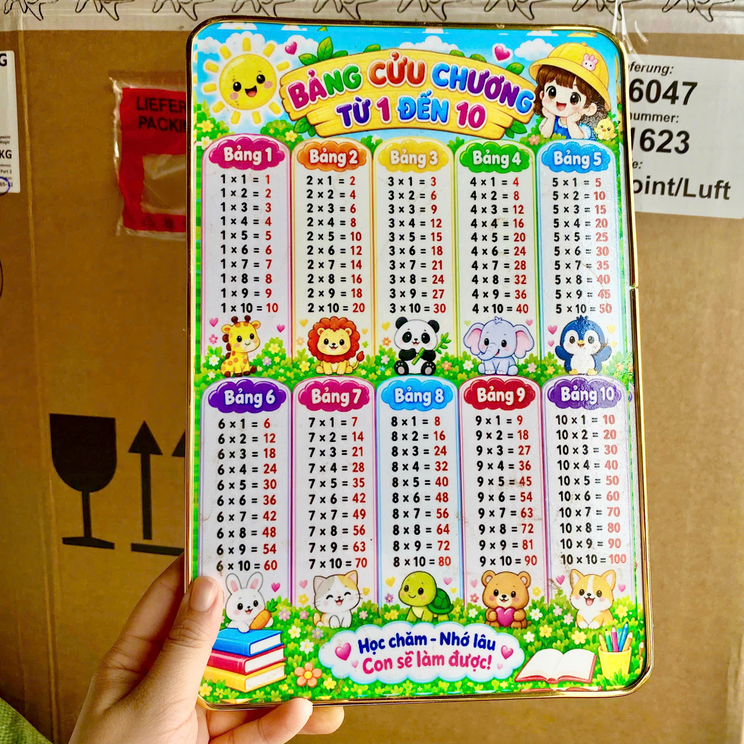[100] Bảng Cửu Chương