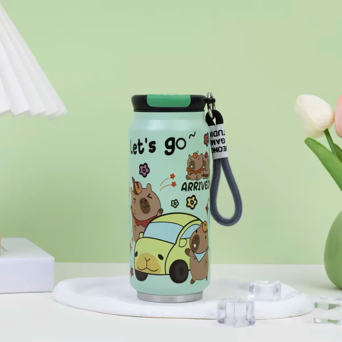 [60] Bình Giữ Nhiệt Capybara Dạng LON 500ml