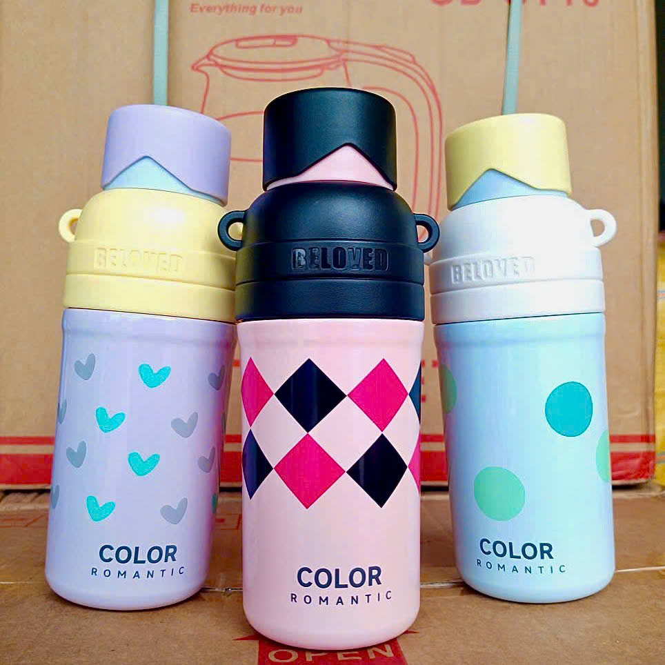 [60] Bình Giữ Nhiệt Có Quai Xách 650ml TUMI