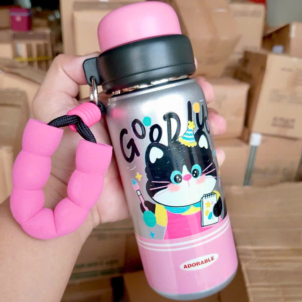 [60] Bình Giữ Nhiệt sus316 5D GOODLUCK 450ml