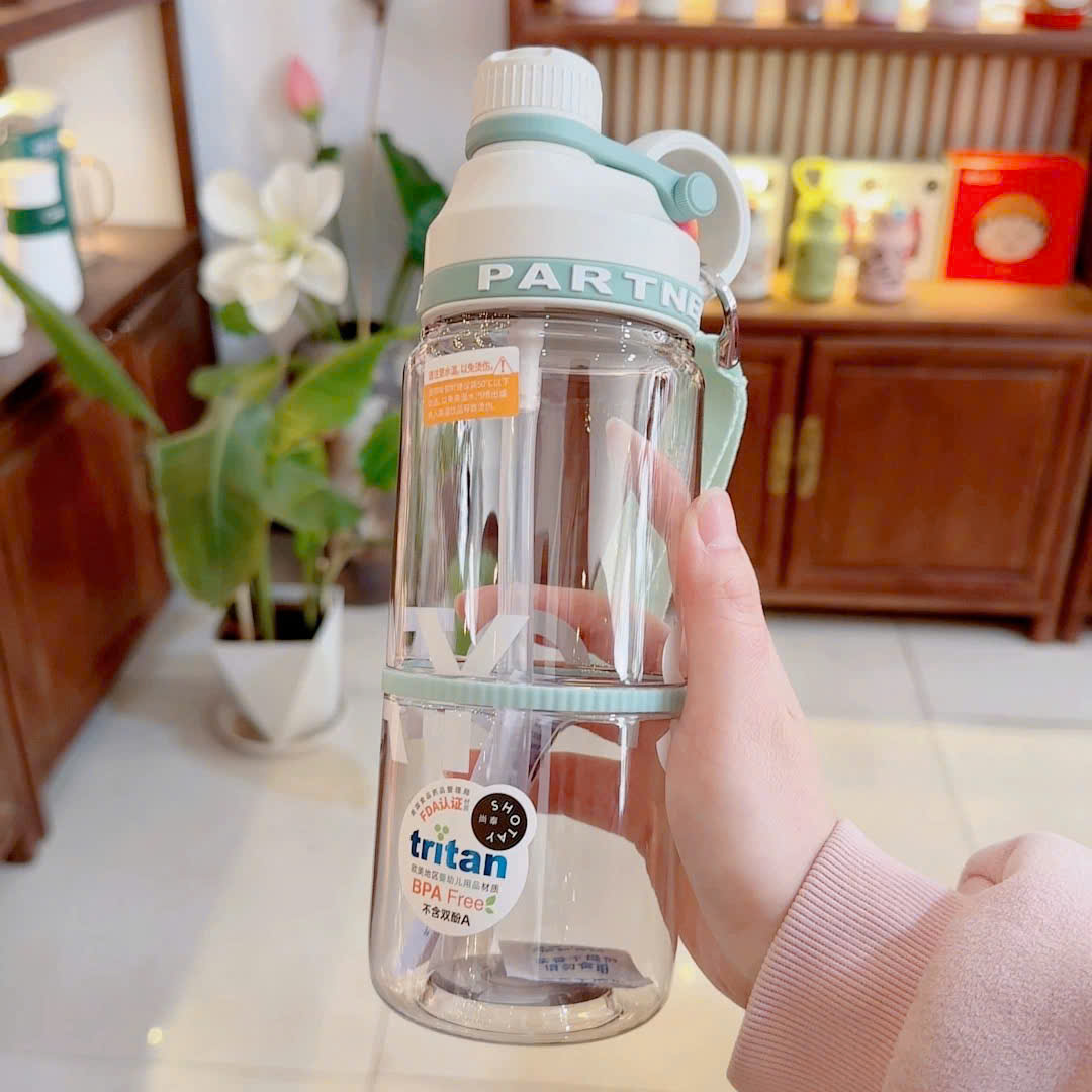 [60] Bình Nước Nhựa SPORT Nắp Vặn 1000ml 9596