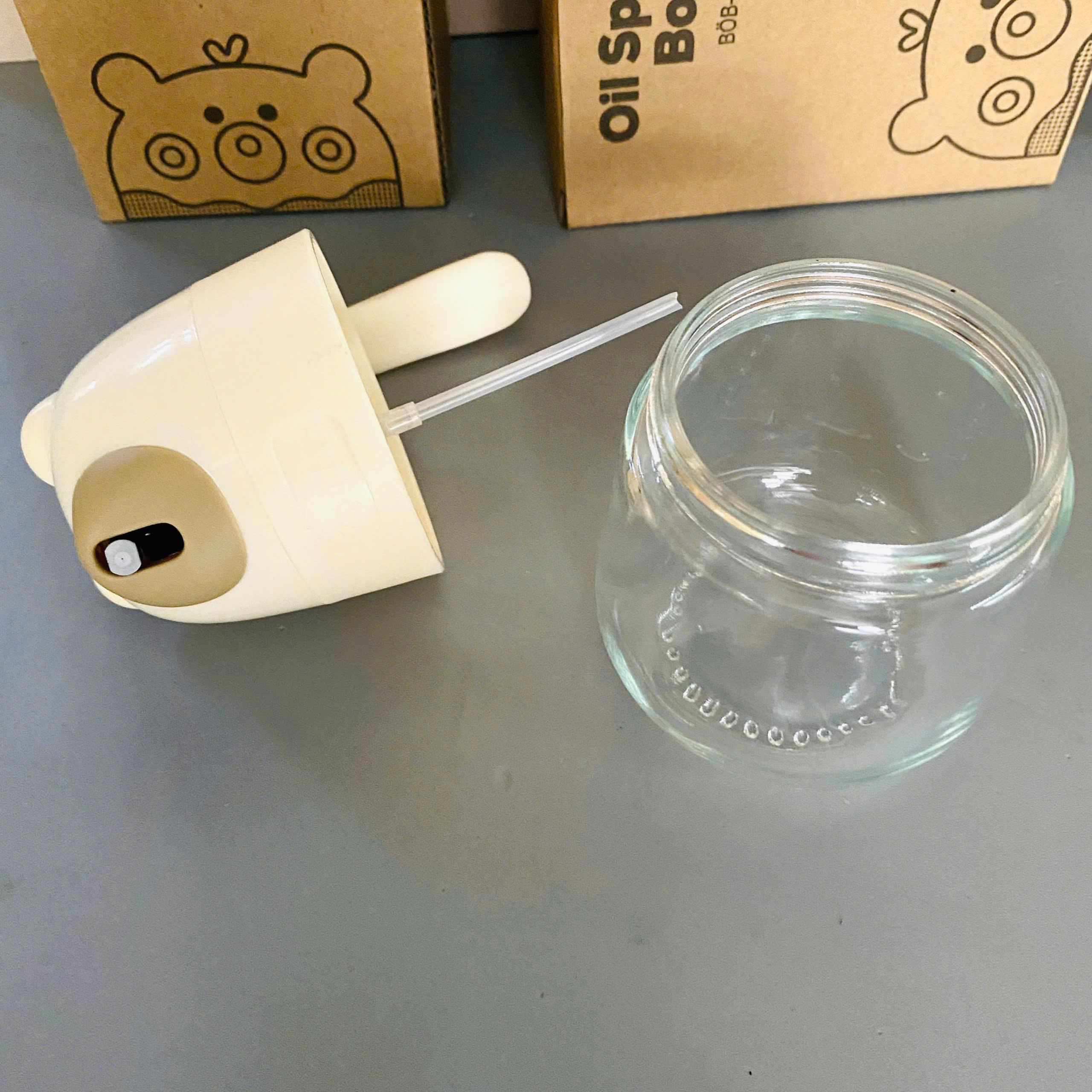 [60] Bình Xịt Dầu Ăn Hình GẤU 300ml