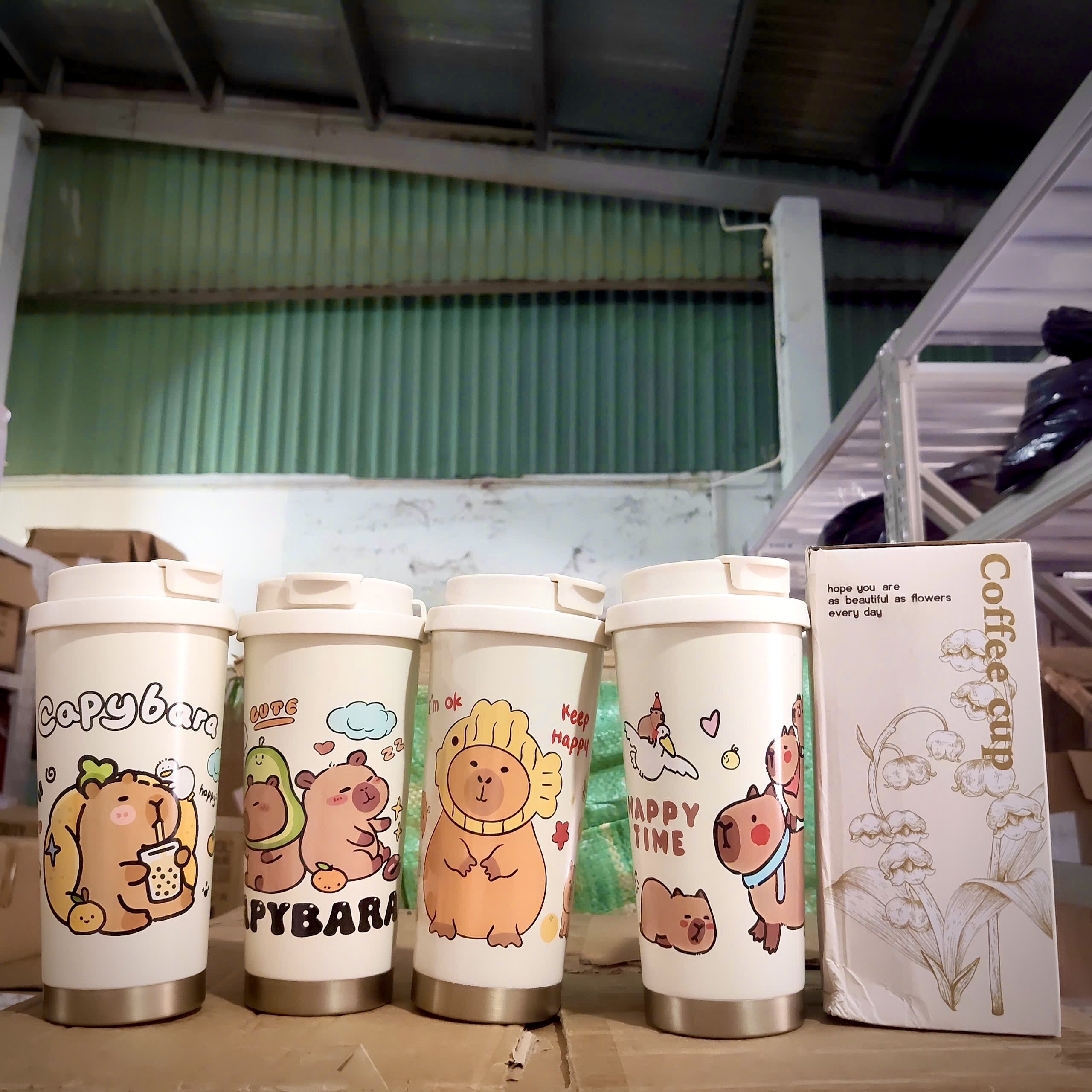 [60] Ly Giữ Nhiệt CAPYBARA 500ml 046