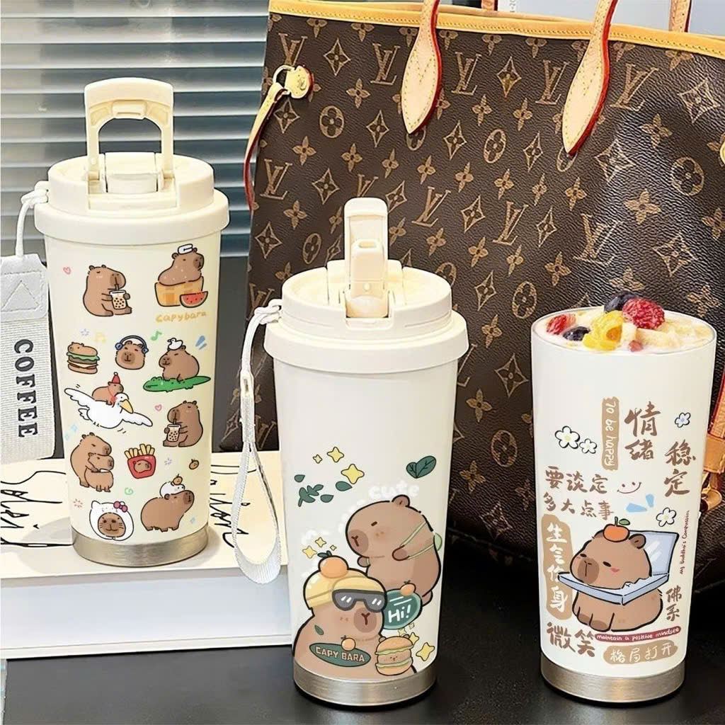 [60] Ly Giữ Nhiệt CAPYBARA 500ml 046