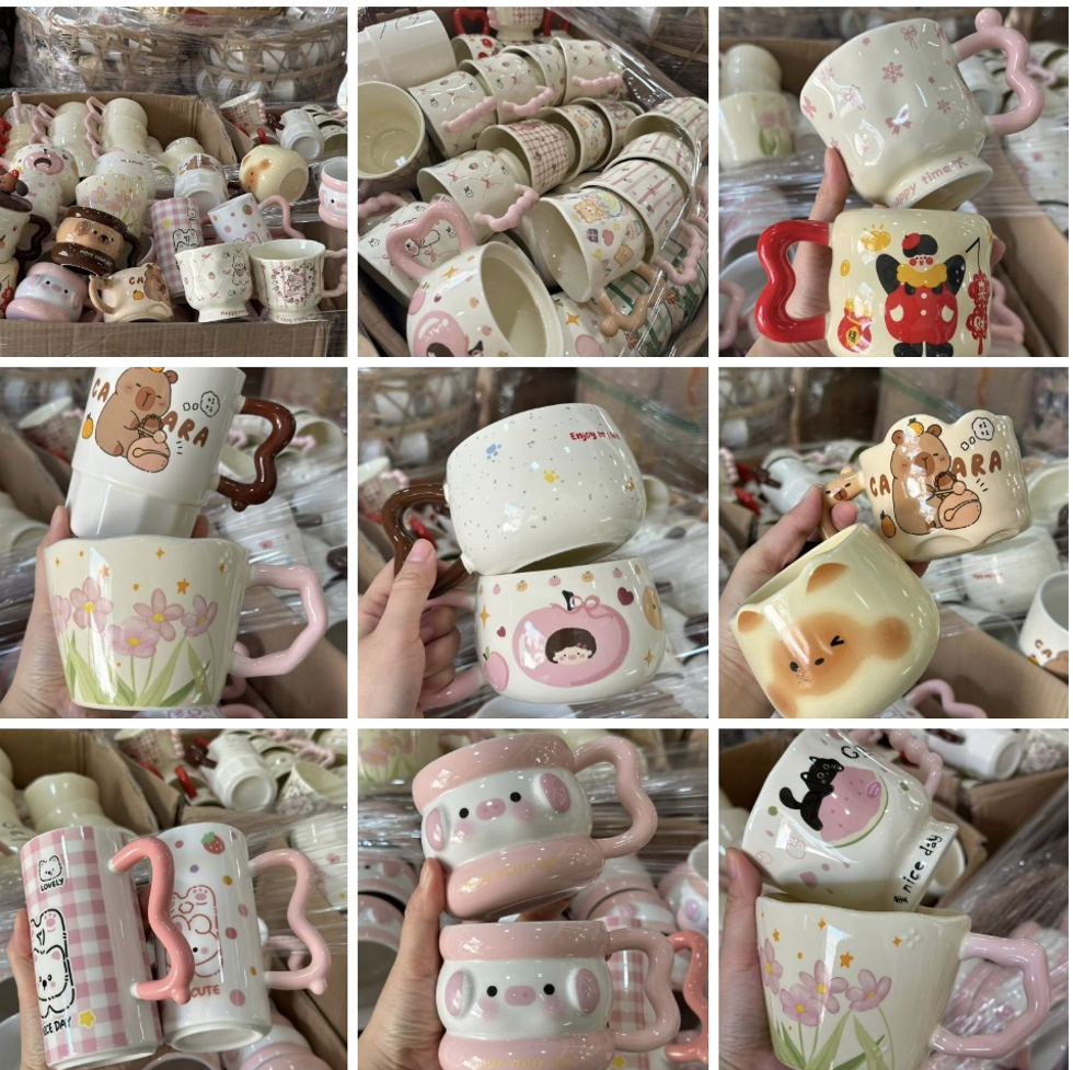 [60] Ly Sứ 400ml PLUS - Mẫu Ngẫu Nhiên