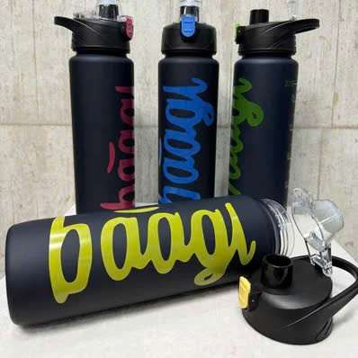 [80] Bình Nhựa Thể Thao ĐEN BAAGI 1000ml 043
