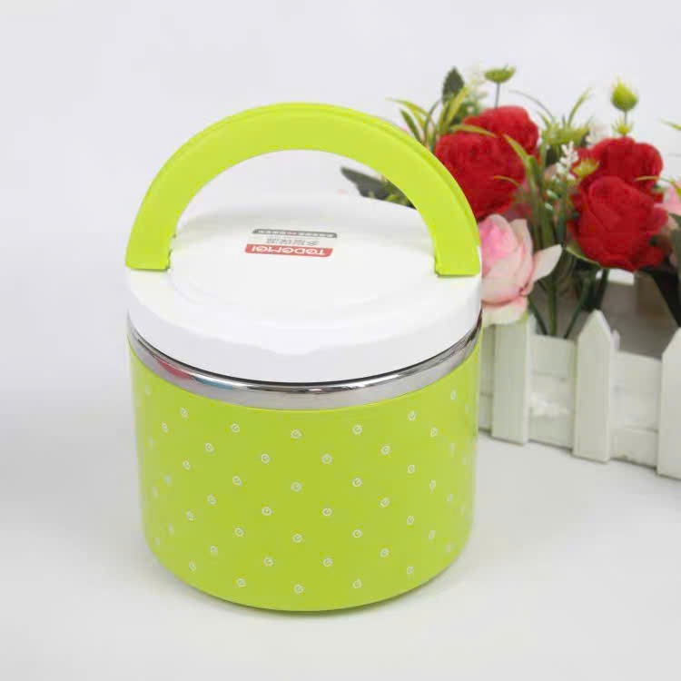 [80] Hộp Cơm 1 Ngăn CHẤM BI