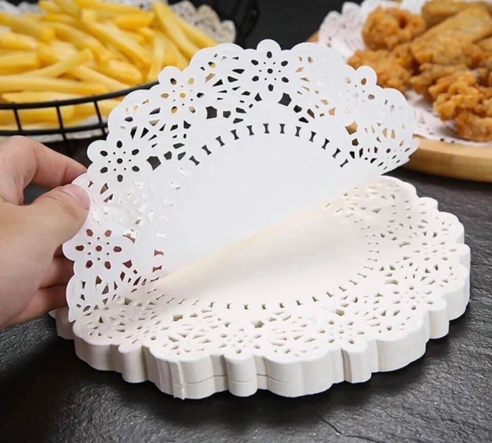 [250] Giấy Nến Lót Thực Phẩm HOA VĂN