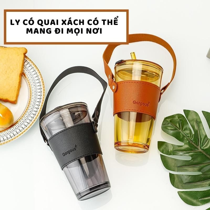 [58] Ly Thuỷ Tinh Mix Da - Size To (Không kèm hộp & ống hút)