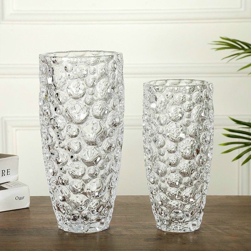 [8] Lọ Hoa Deli Bi Trong Suốt Tròn 25cm DSHP2032-3