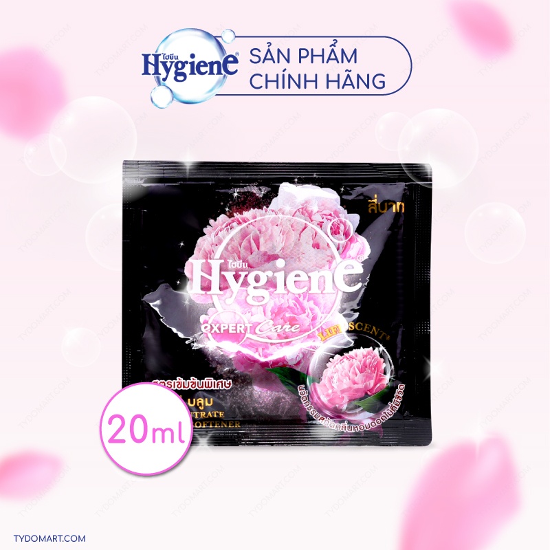 [15] Nước Xả Vải HYGIENE Life Scent 20ml (Dây 24 Gói)