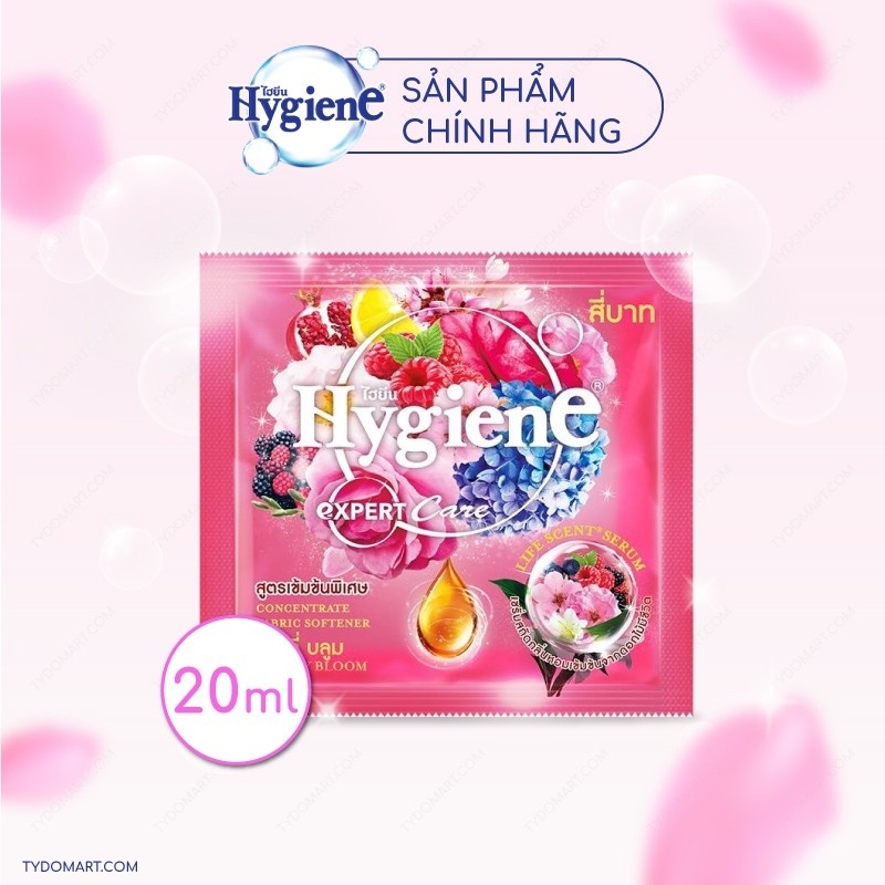 [15] Nước Xả Vải HYGIENE Life Scent 20ml (Dây 24 Gói)