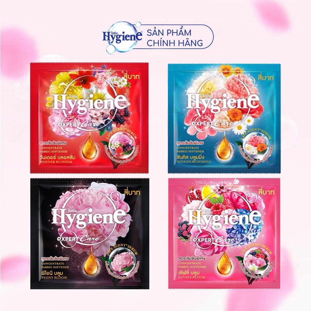 [15] Nước Xả Vải HYGIENE Life Scent 20ml (Dây 24 Gói)