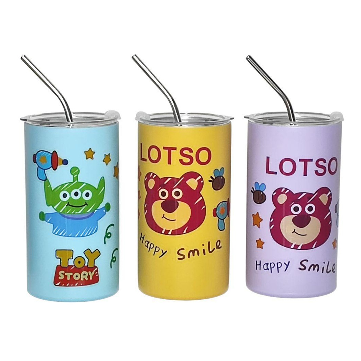 [50] Ly Giữ Nhiệt Hình Trụ GẤU 600ml