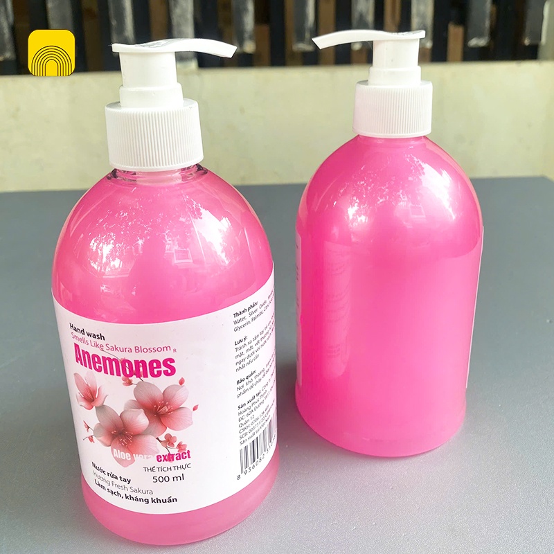 [39] Nước rửa tay Sakura 500ml HỒNG