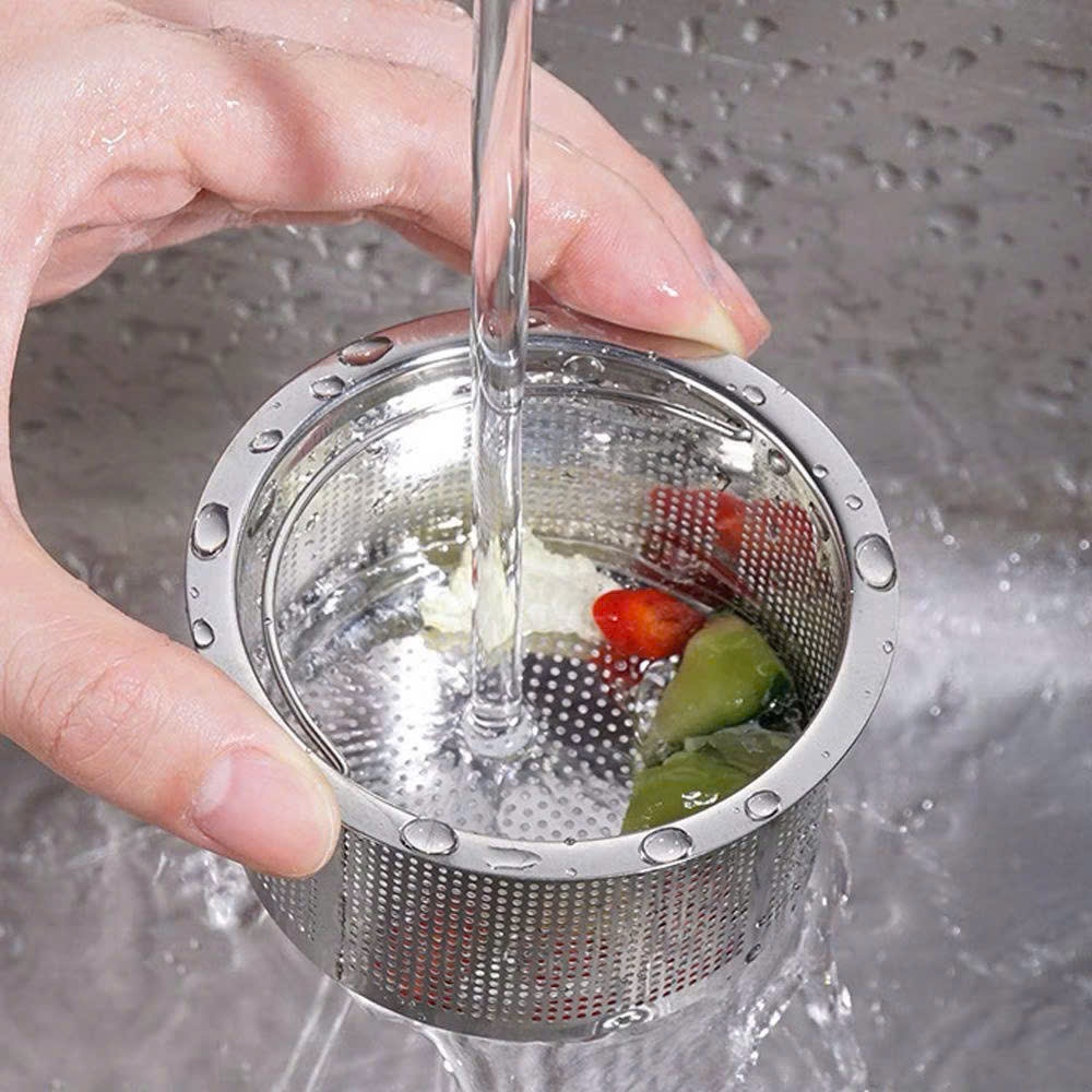 [500] Giỏ INOX lọc rác bồn rửa chén 7.7 x 4cm