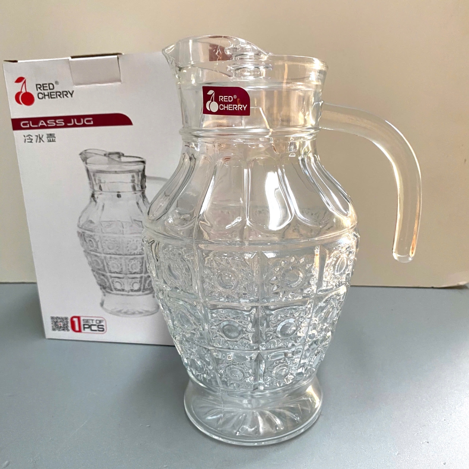 [12] Bình nước thuỷ tinh H177 - 1.4L