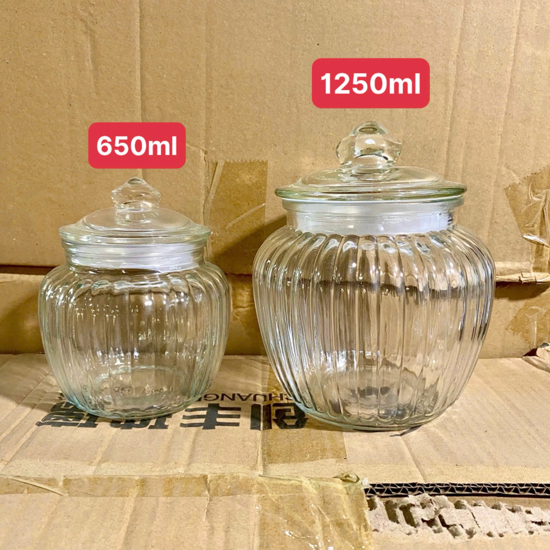 [24] Hũ mứt trung 217-3 650ml