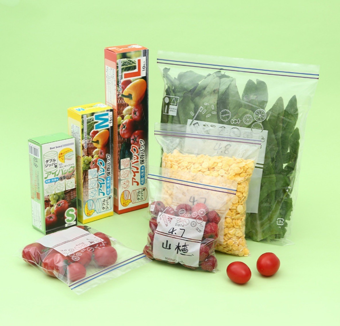Set 3 túi Zip đựng thực phẩm trong suốt cao cấp, giá tốt