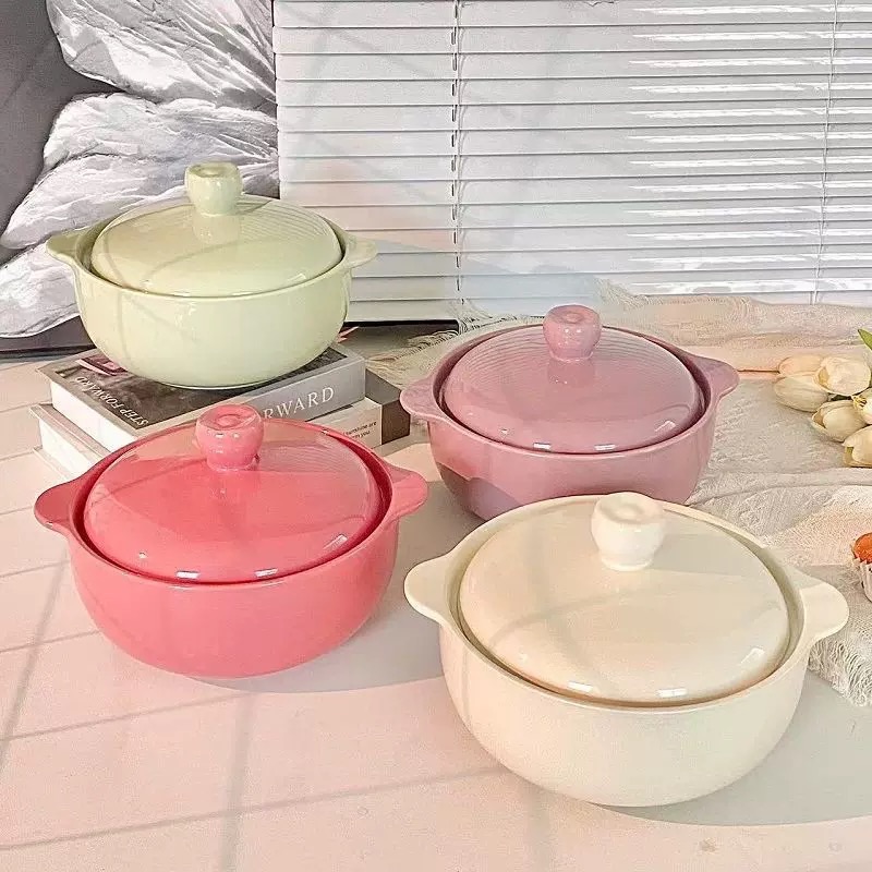 [16] Nồi sứ có nắp đậy 10.5 inch