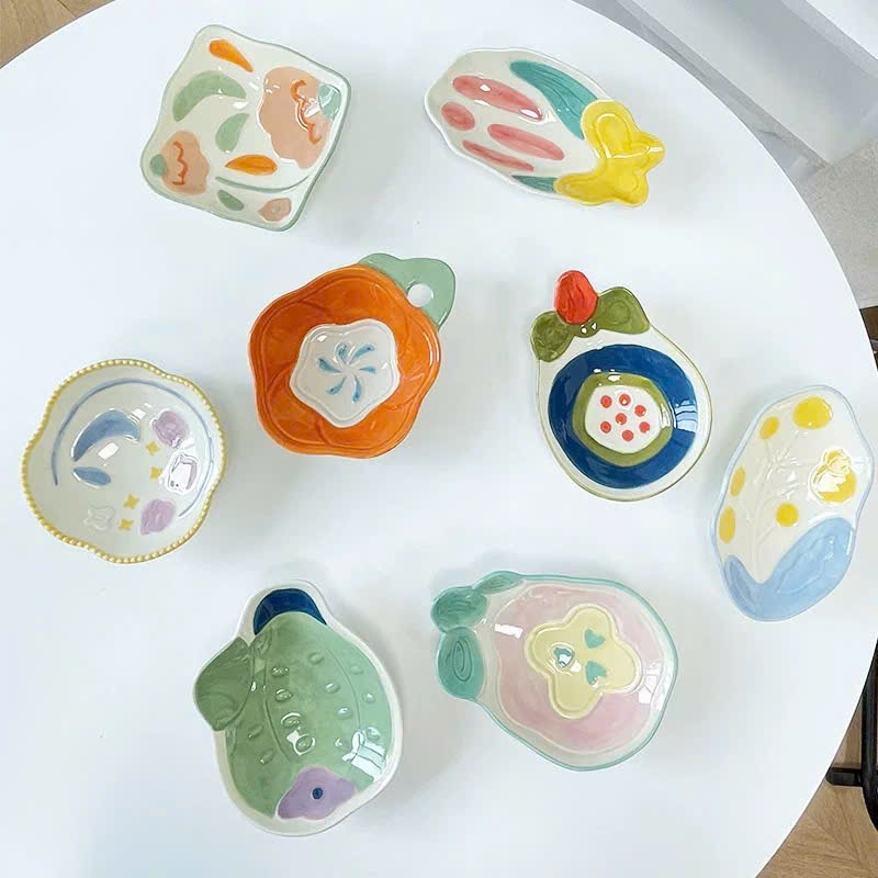 [60] Tô sứ hoạ tiết ngẫu nhiên 5.5 inch