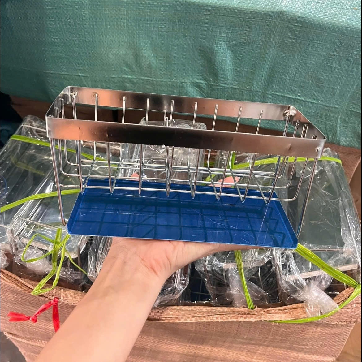 [60] Kệ Đựng Đồ Rửa Chén 2 TẦNG (Có Khay)