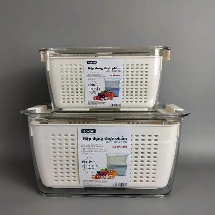 [12] Bộ 2 Hộp Đựng Thực Phẩm 6588-6589