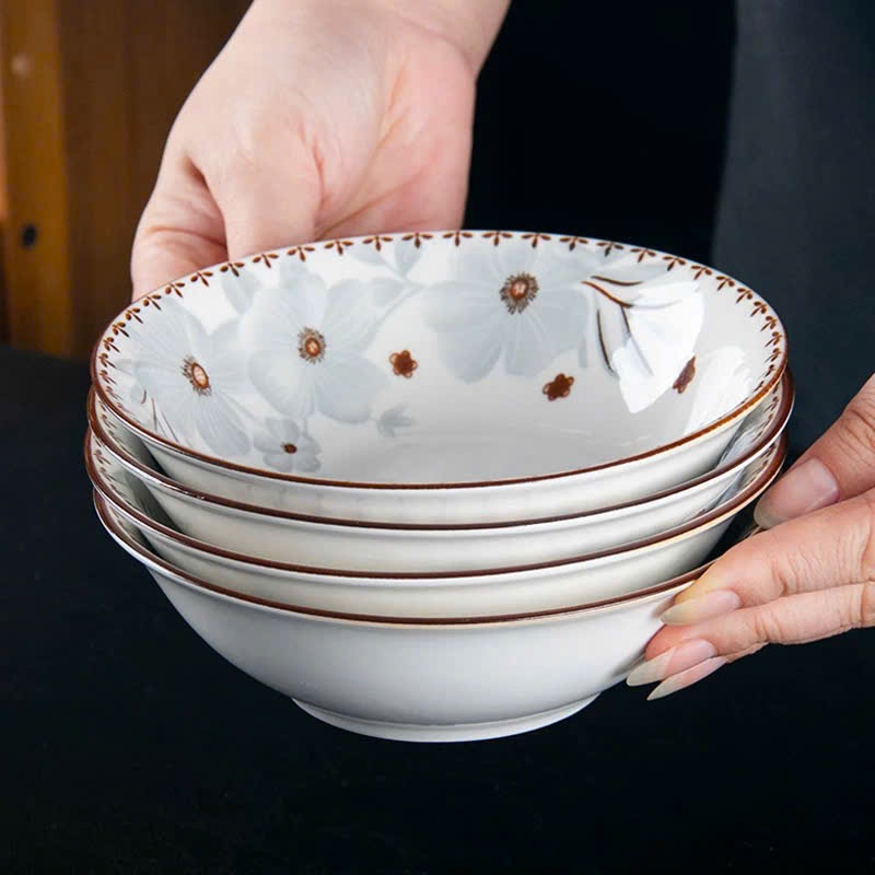 [80] Tô soup loe ELEGANCE Bạc 6 inch