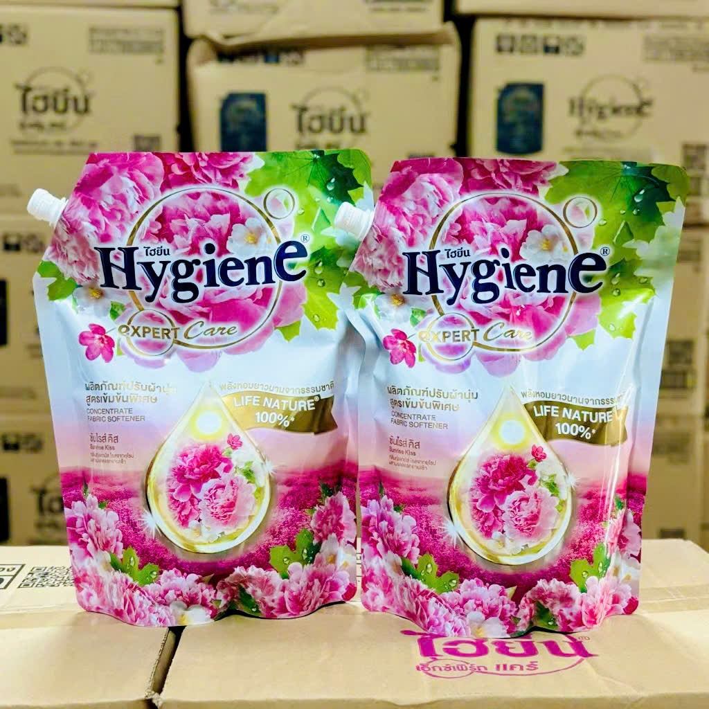 [12] Nước Xả Vải HYGIENE Life Nature 1100ml - Hồng
