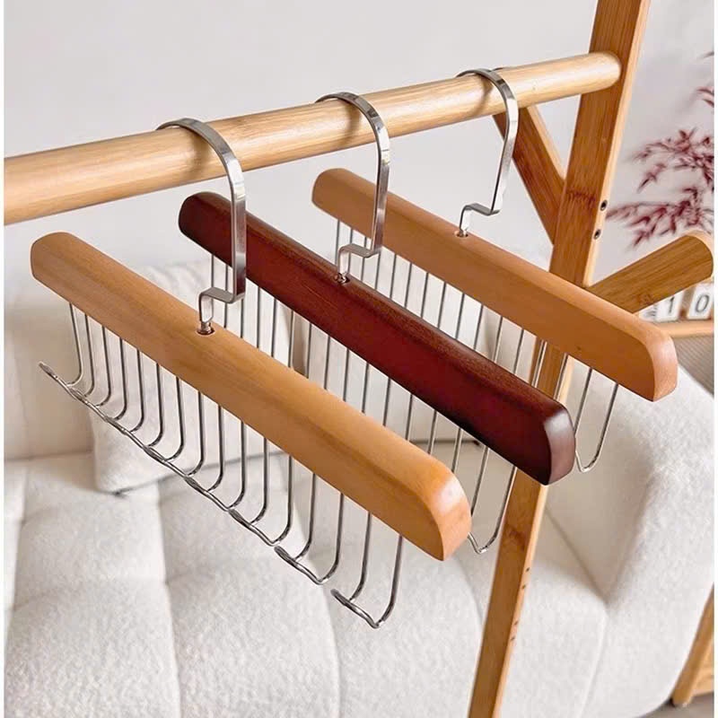 Móc treo quần áo bằng gỗ đa năng, móc gỗ treo đồ cao cấp
