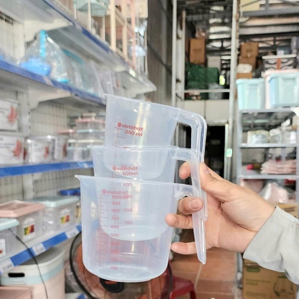 Bộ ba ca đong 6010 Việt Nhật cao cấp, có chia vạch pha chế