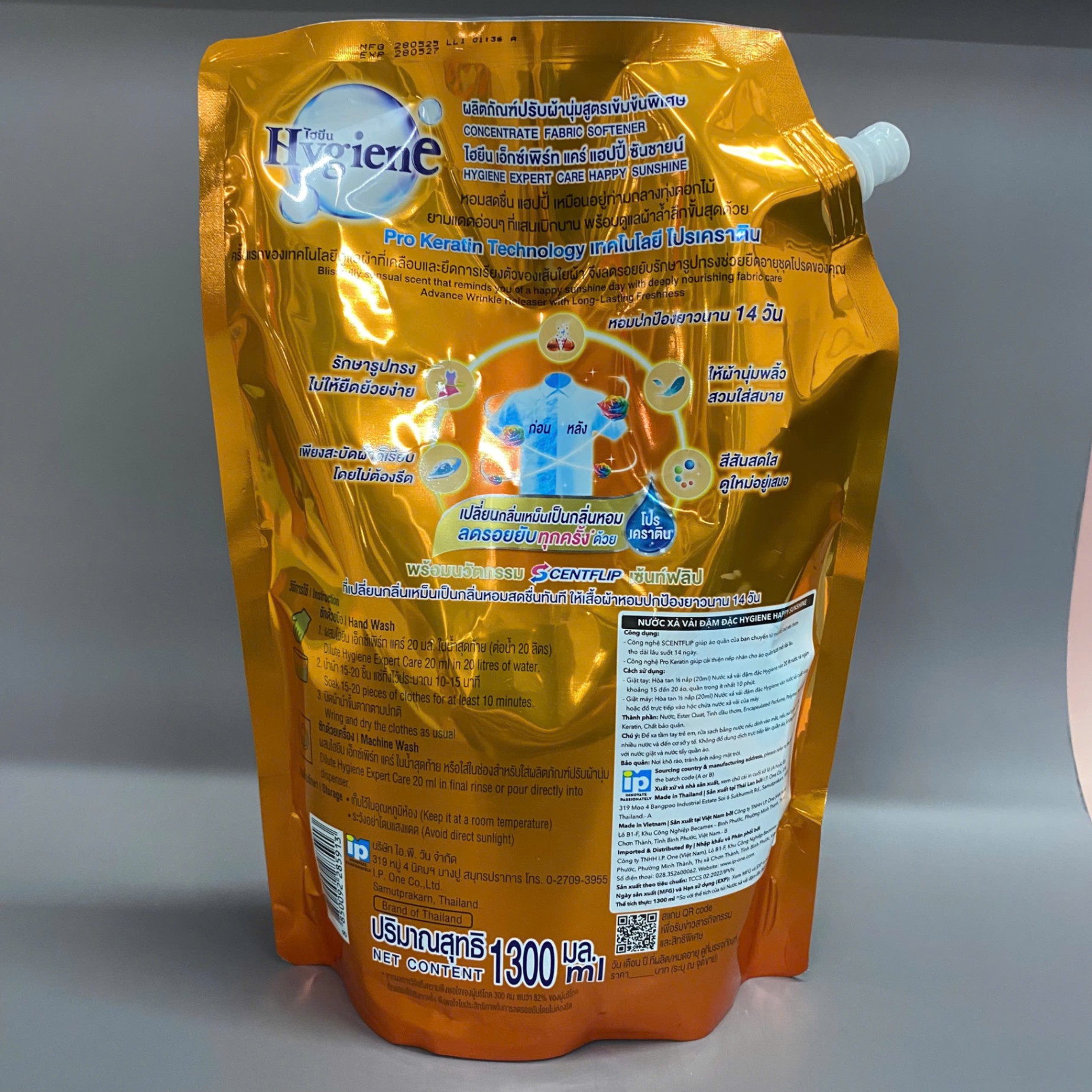 [8] Nước Xả Vải HYGIENE 1300ml